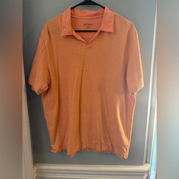 UNTUCKit Men's Orange Polo Shirt - Picture 1 of 7